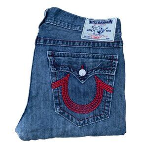 Vintage True Religion Jeans Size 38 STRAIGHT Blue